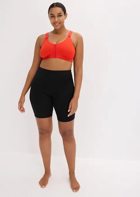 Reggiseno sportivo con chiusura anteriore e sostegno medio, bonprix