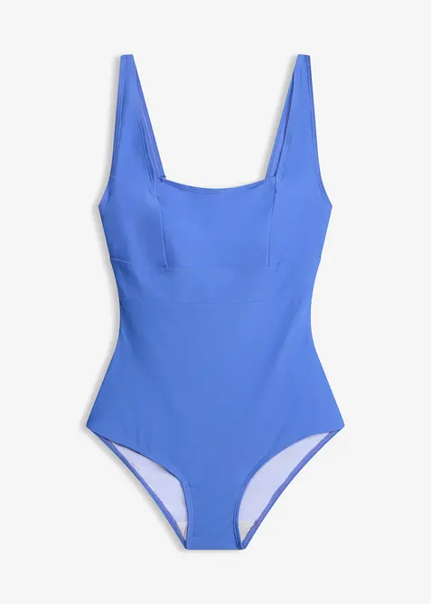 Costume intero con effetto modellante leggero e scollatura squadrata, bonprix