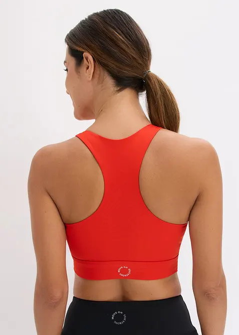 Reggiseno sportivo con spalline olimpioniche e leggero sostegno, bonprix