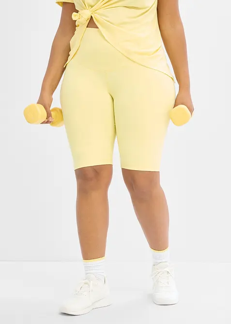 Pantaloncini funzionali ultraleggeri con vita comoda, asciugatura rapida, bonprix