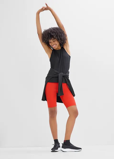 Pantaloncini funzionali ultraleggeri con vita comoda, asciugatura rapida, bonprix