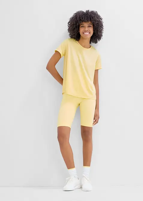 Pantaloncini funzionali ultraleggeri con vita comoda, asciugatura rapida, bonprix