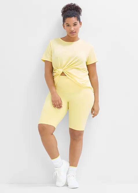 Pantaloncini funzionali ultraleggeri con vita comoda, asciugatura rapida, bonprix