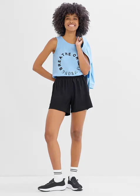 Top per sport leggero, asciugatura rapida, bonprix