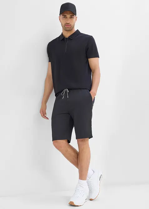 Polo per sport con cerniera, asciugatura rapida, bonprix