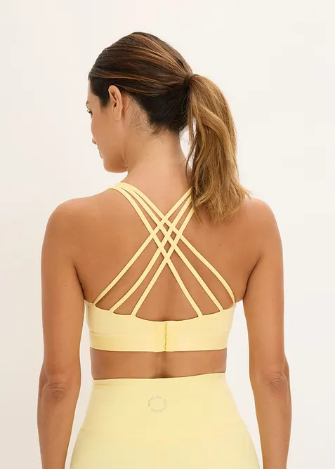 Reggiseno sportivo con spalline olimpioniche e sostegno leggero, bonprix