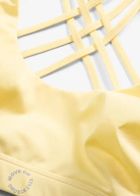 Reggiseno sportivo con spalline olimpioniche e sostegno leggero, bonprix