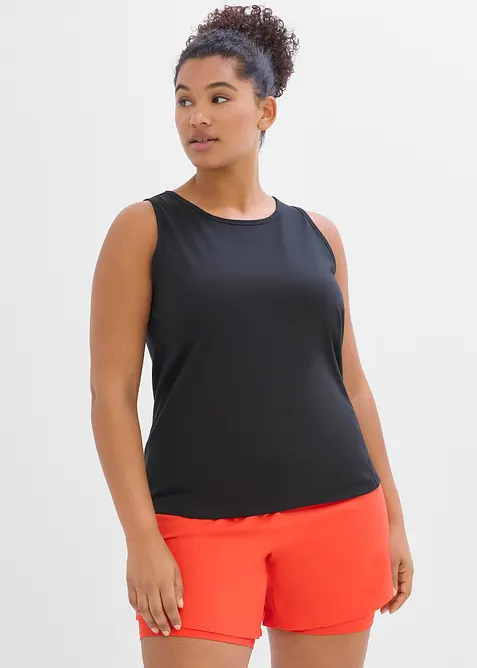 Top per sport ad asciugatura rapida (pacco da 2), bonprix