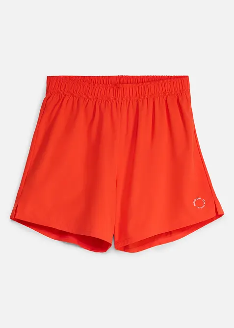 Pantaloni corti sportivi ultraleggeri 2 in 1, ad asciugatura rapida, bonprix