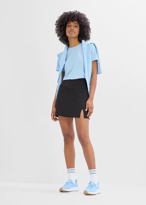 Gonna per sport con pantaloncini integrati, asciugatura rapida, bonprix
