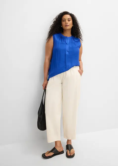 Top con collo alla coreana, bonprix