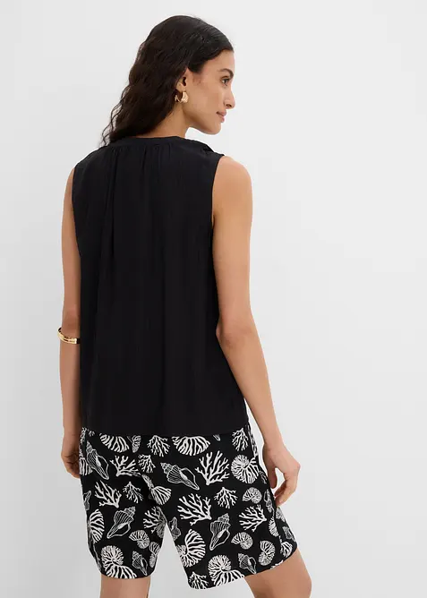 Top con collo alla coreana, bonprix