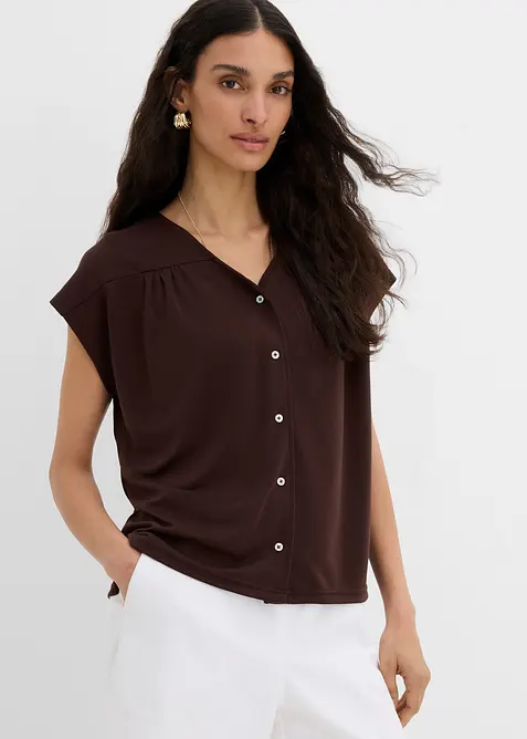 Maglia in piquet di viscosa, bonprix