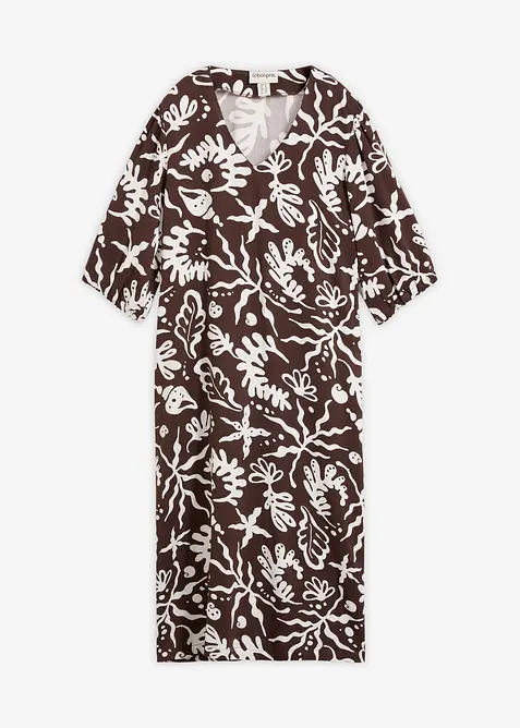Abito midi in misto viscosa, bonprix