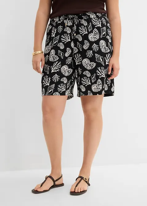 Shorts in misto viscosa con elastico in vita, bonprix