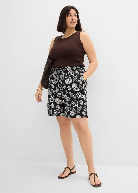 Shorts in misto viscosa con elastico in vita, bonprix