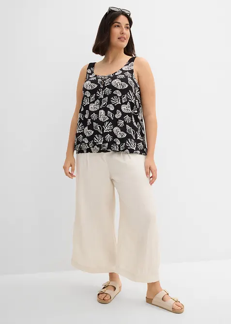 Top in misto viscosa, bonprix