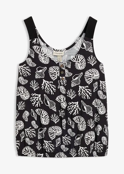 Top in misto viscosa, bonprix