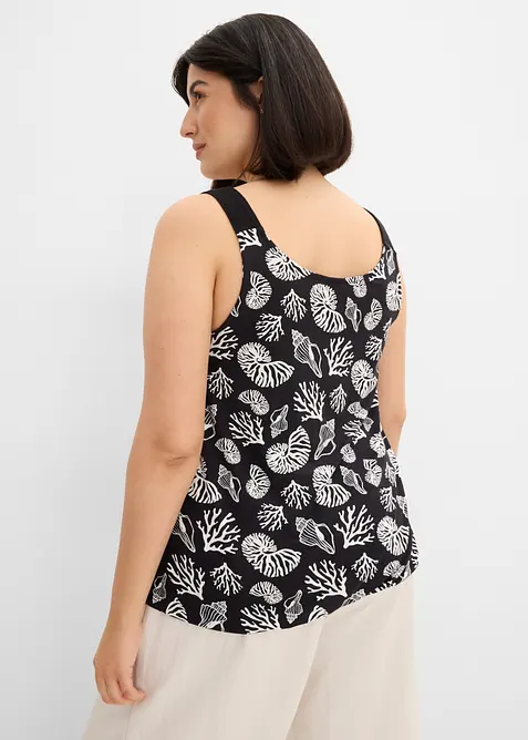 Top in misto viscosa, bonprix