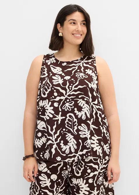 Top con viscosa fluida, bonprix