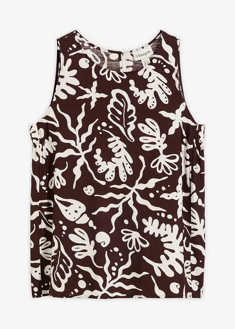 Top con viscosa fluida, bonprix