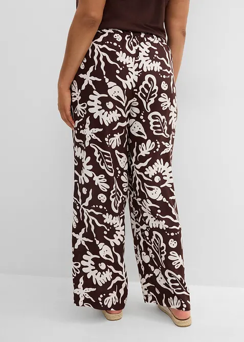 Pantaloni larghi in morbida viscosa, bonprix