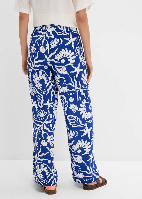 Pantaloni larghi in morbida viscosa, bonprix