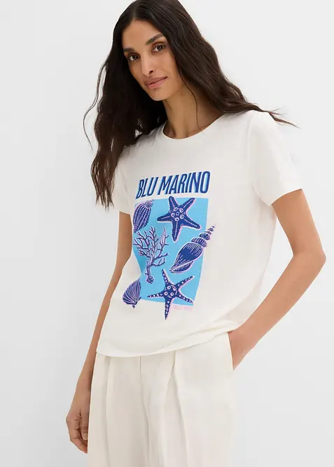 T-shirt in puro cotone biologico, bonprix