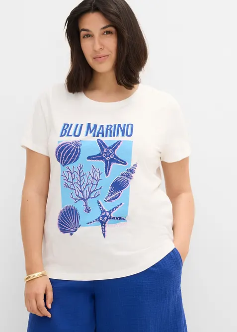 T-shirt in puro cotone biologico, bonprix