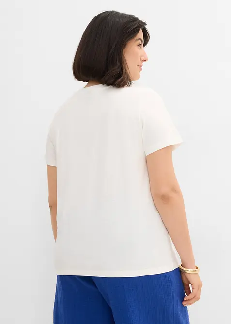 T-shirt in puro cotone biologico, bonprix