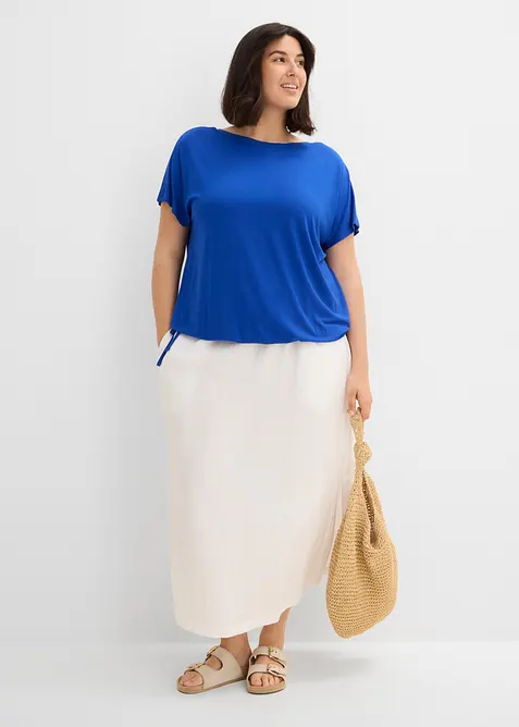 T-shirt con viscosa fluida, bonprix