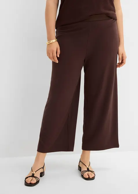 Pantaloni culotte in misto viscosa, bonprix