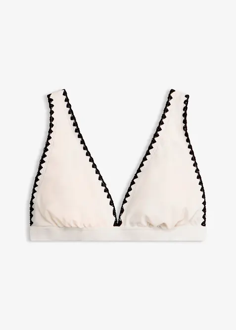 Reggiseno bikini con ricamo, bonprix