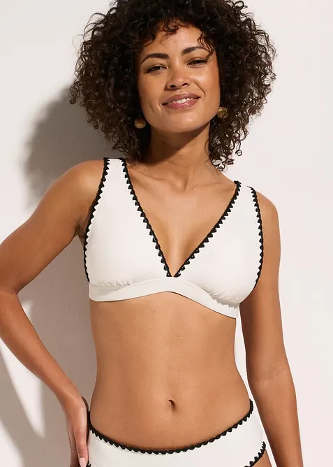 Reggiseno bikini con ricamo, bonprix