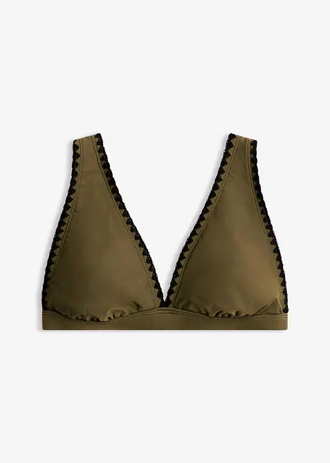 Reggiseno bikini con ricamo, bonprix