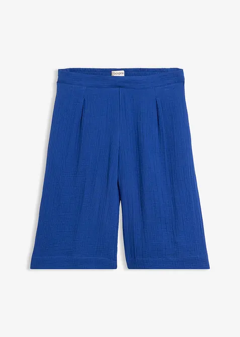 Bermuda in puro cotone con elastico in vita, bonprix