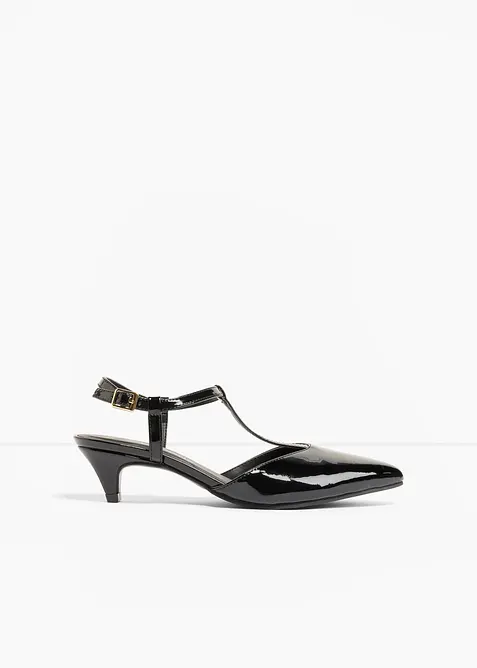 D&eacute;collet&eacute; verniciate con cinturino, bonprix