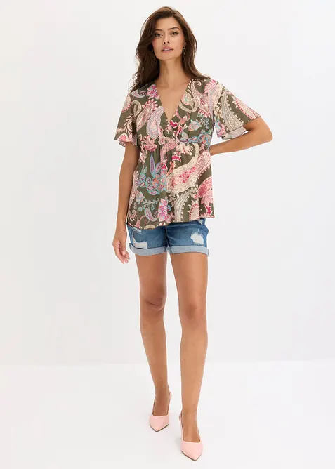 Blusa in viscosa fluida, bonprix