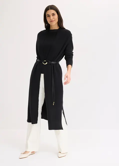 Cardigan lungo con viscosa, bonprix