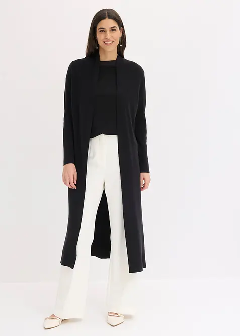 Cardigan lungo con viscosa, bonprix