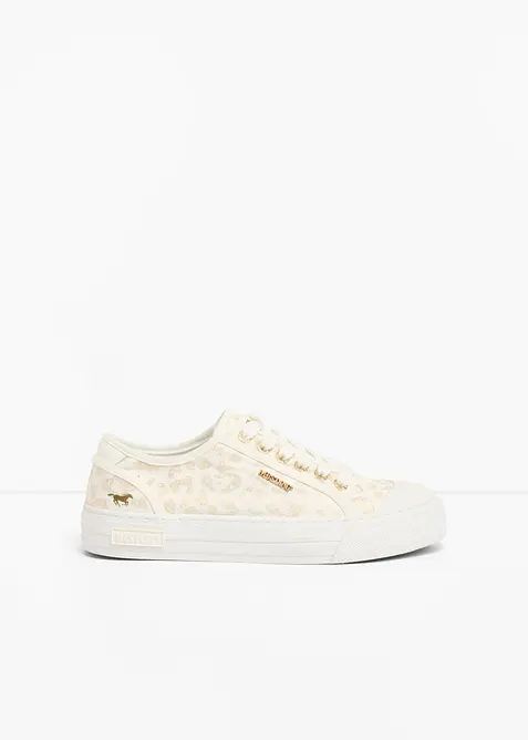 Sneaker Mustang con finiture animalier, Mustang