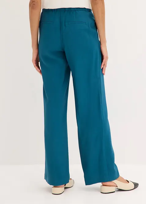 Pantaloni larghi leggeri con viscosa, bonprix