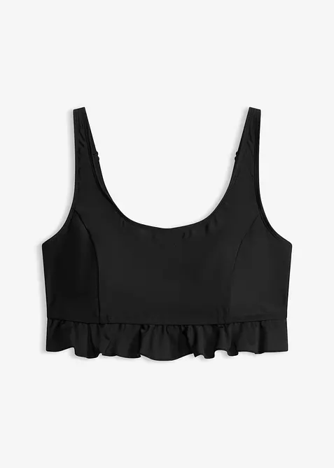 Reggiseno bikini a bustier coprente, asciugatura rapida, bonprix