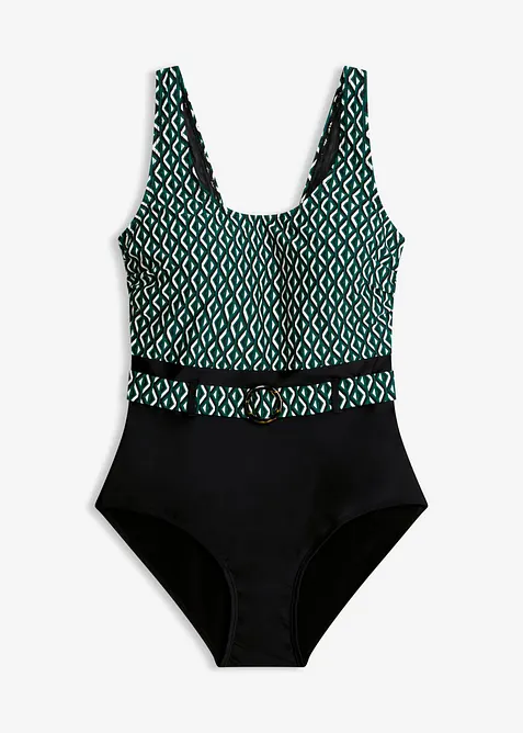 Costume intero con cintura ed effetto modellante medio, bonprix