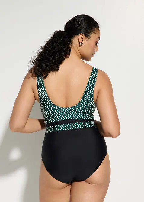 Costume intero con cintura ed effetto modellante medio, bonprix
