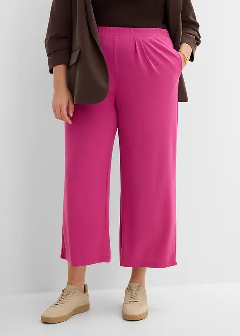 Pantaloni in jersey di misto viscosa morbido, bonprix