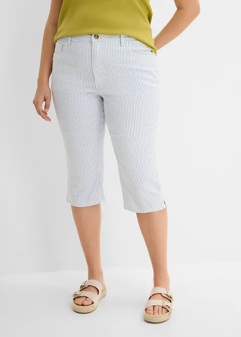 Jeans capri, vita media, bonprix