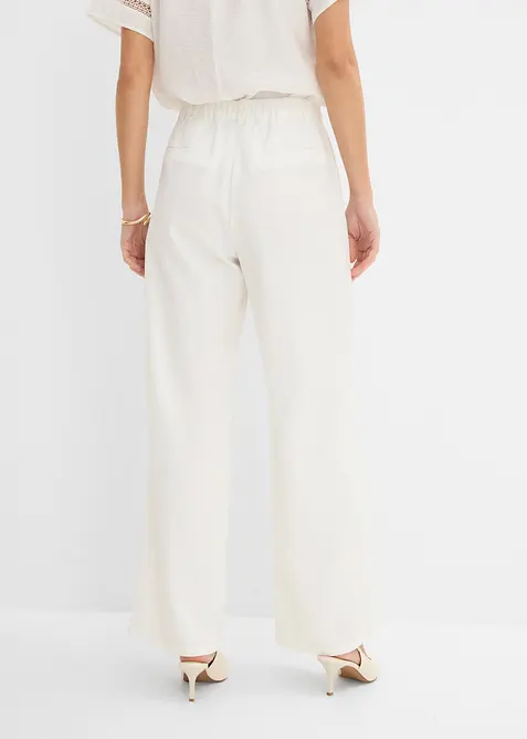 Pantaloni larghi con lyocell, bonprix