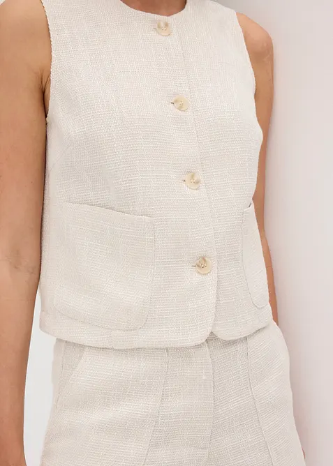 Gilet con scollo rotondo, bonprix