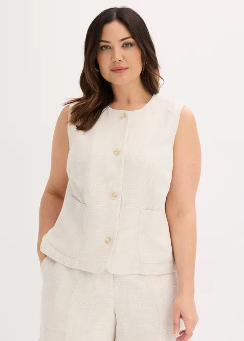 Gilet con scollo rotondo, bonprix